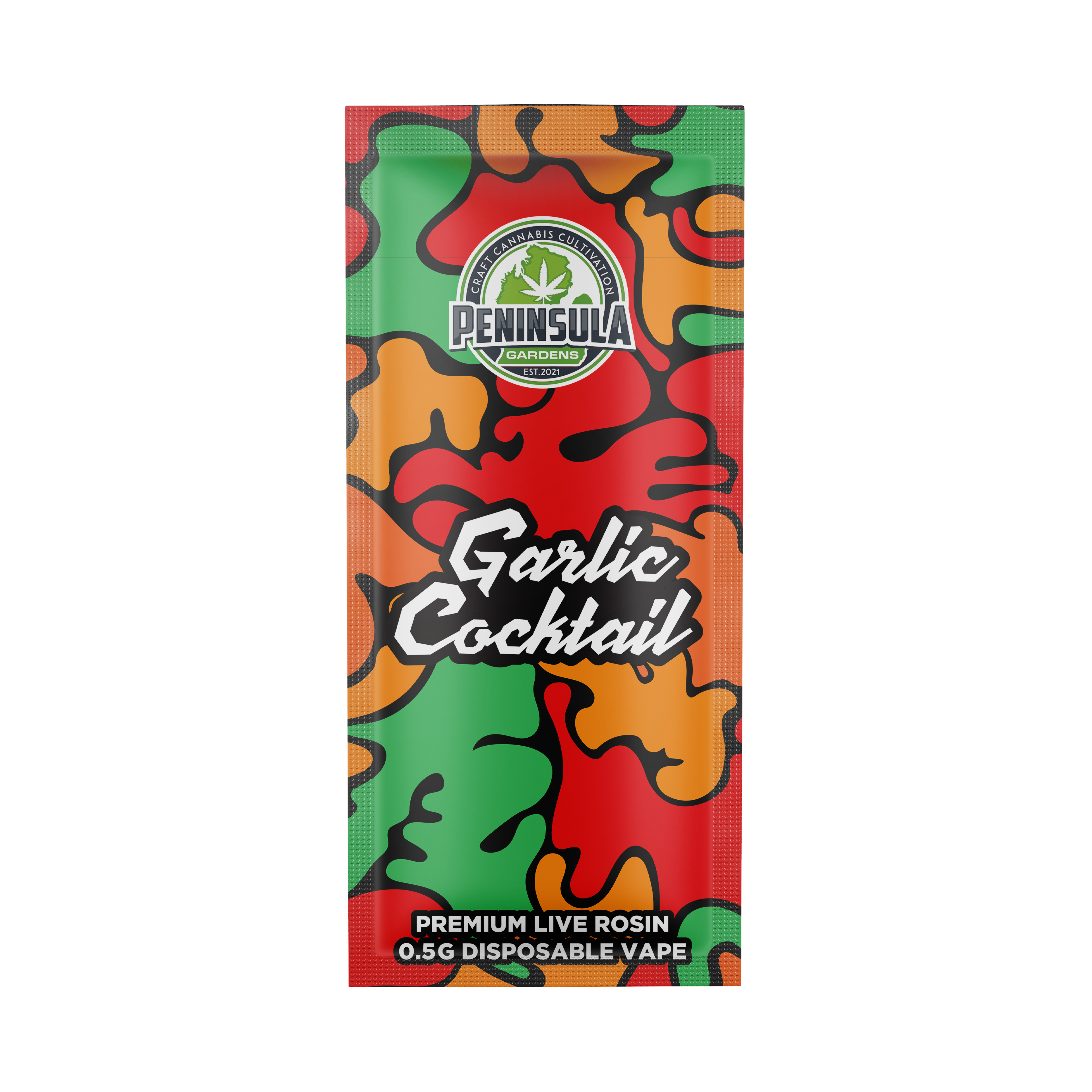 Peninsula Gardens - Live Rosin Disposable  - Garlic Cocktail
