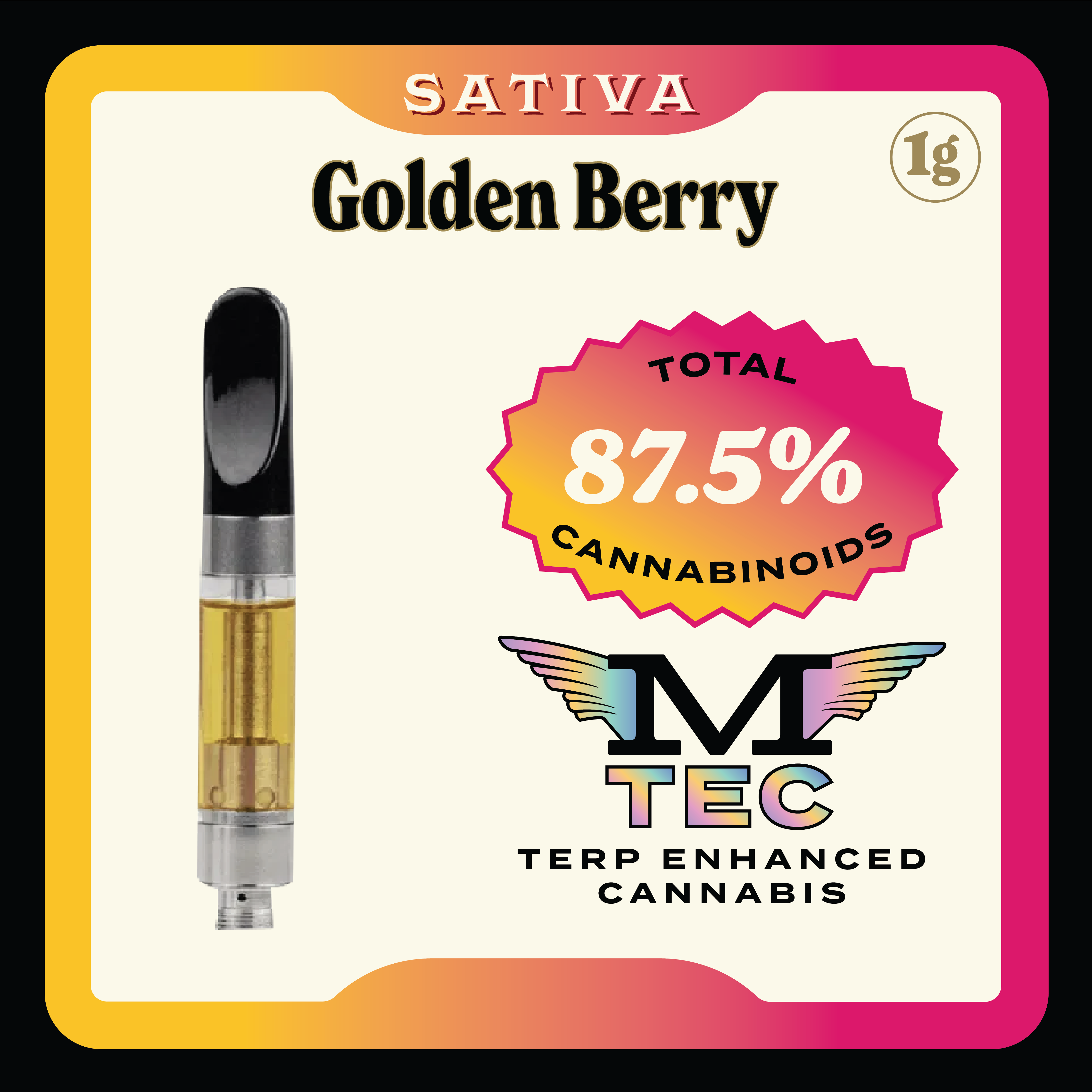 Mule Extracts: 510 Cart - Golden Berry (Sativa)