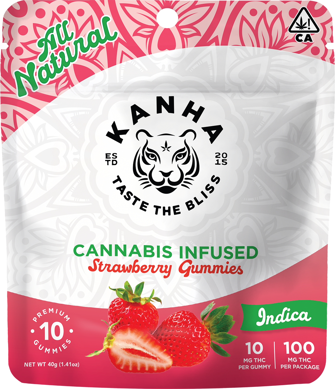 Kanha - Edible: Strawberry (Gummy) - 100mg