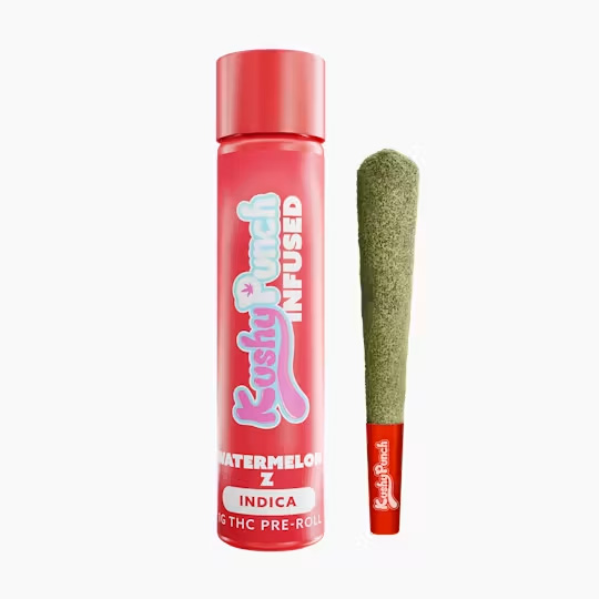 Kushy Punch | 1g Infused Preroll | Watermelon Z