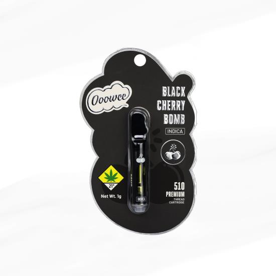 Ooowee Black Cherry Bomb (Indica) 1g Cartridge