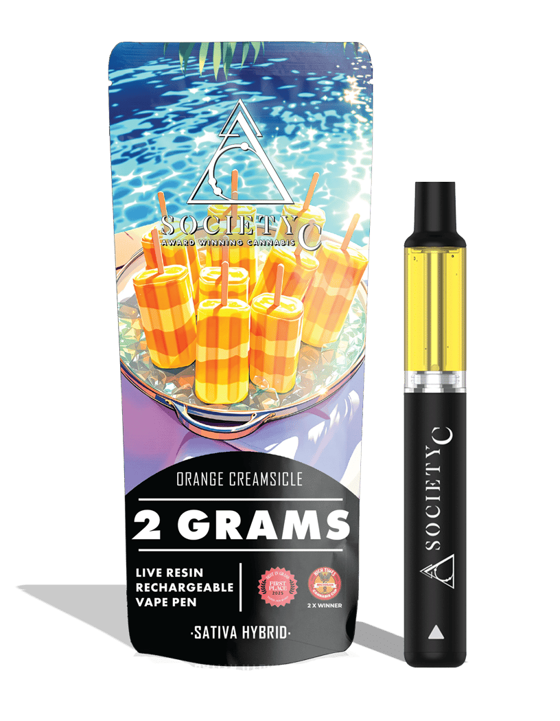 Society C - Live Resin 2G Disposable - Orange Creamsicle