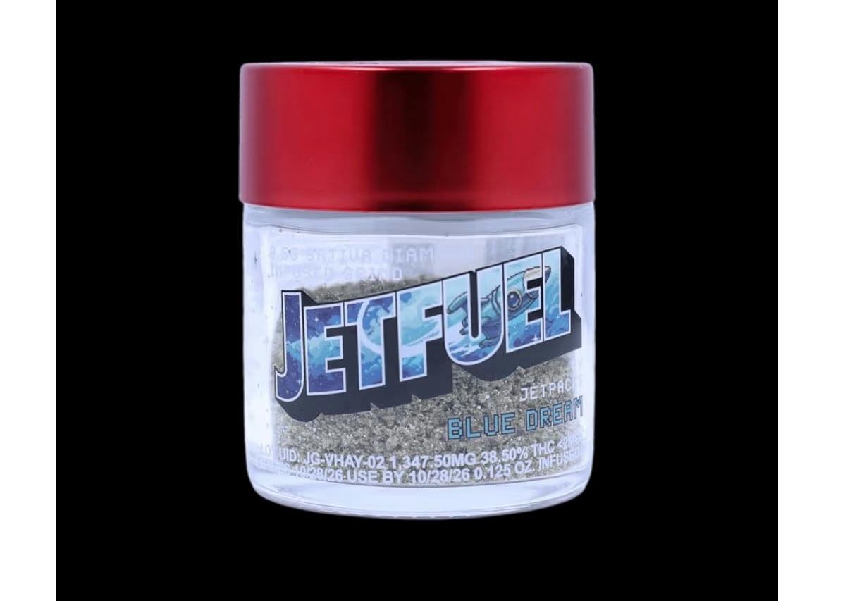 Jetpacks - Jetfuel - Blue Dream Diamond Infused Grind Flower - 3.5g