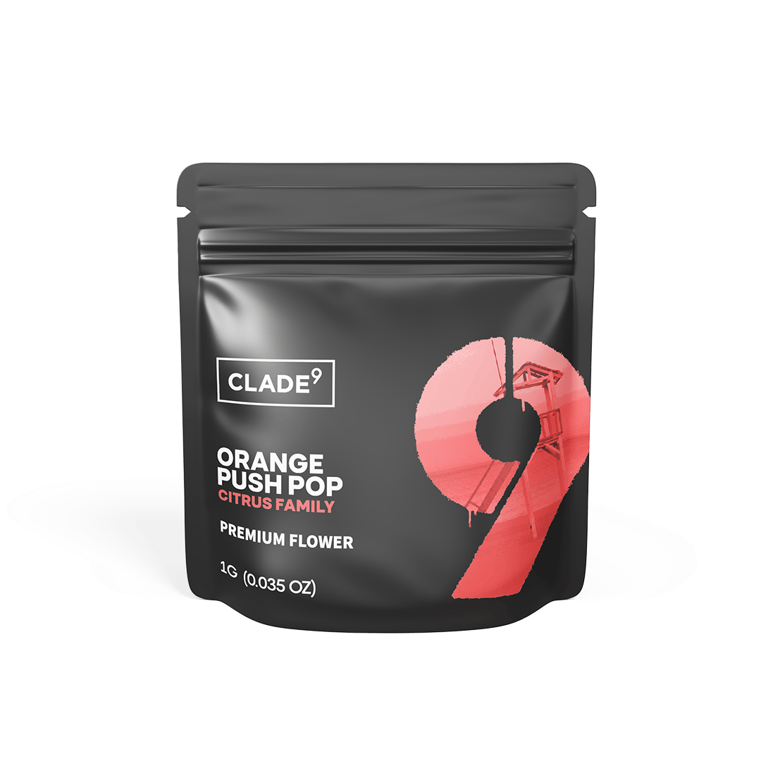 Clade 9 | Flower | Orange Push Pop | Sativa -1G