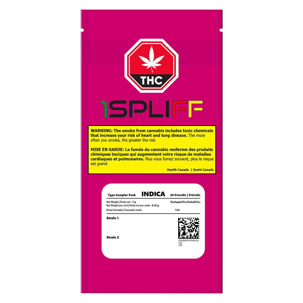 Indica Pre-Rolls (Pink Lemonade and C4) | 20x0.35g
