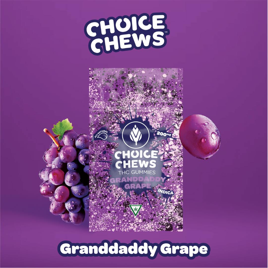 Choice Chews Granddaddy Grape 200mg