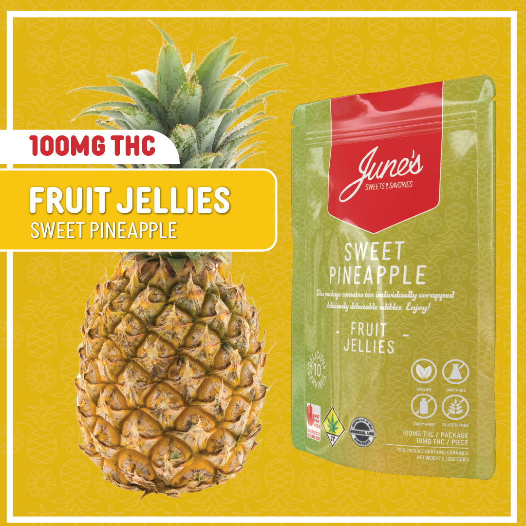 Sweet Pineapple Fruit Jellies