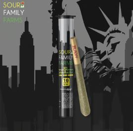 Sour Family Farms | Infused Pre-Roll | HIJ | LMNO-Z | 1g