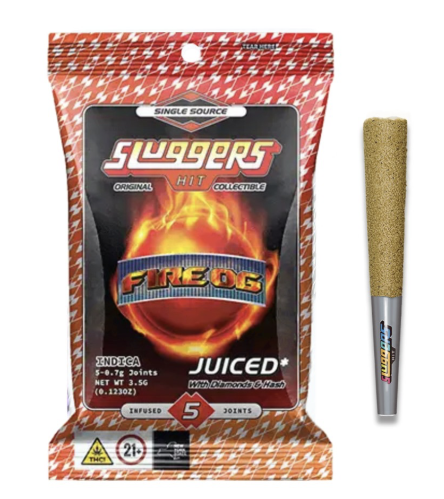 Sluggers Fire OG Infused Pre Roll Pack