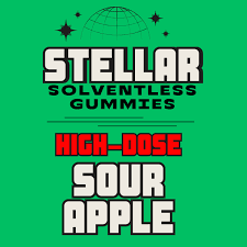 SOLVENTLESS GUMMY SOUR APPLE (H) [10PK] 300MG