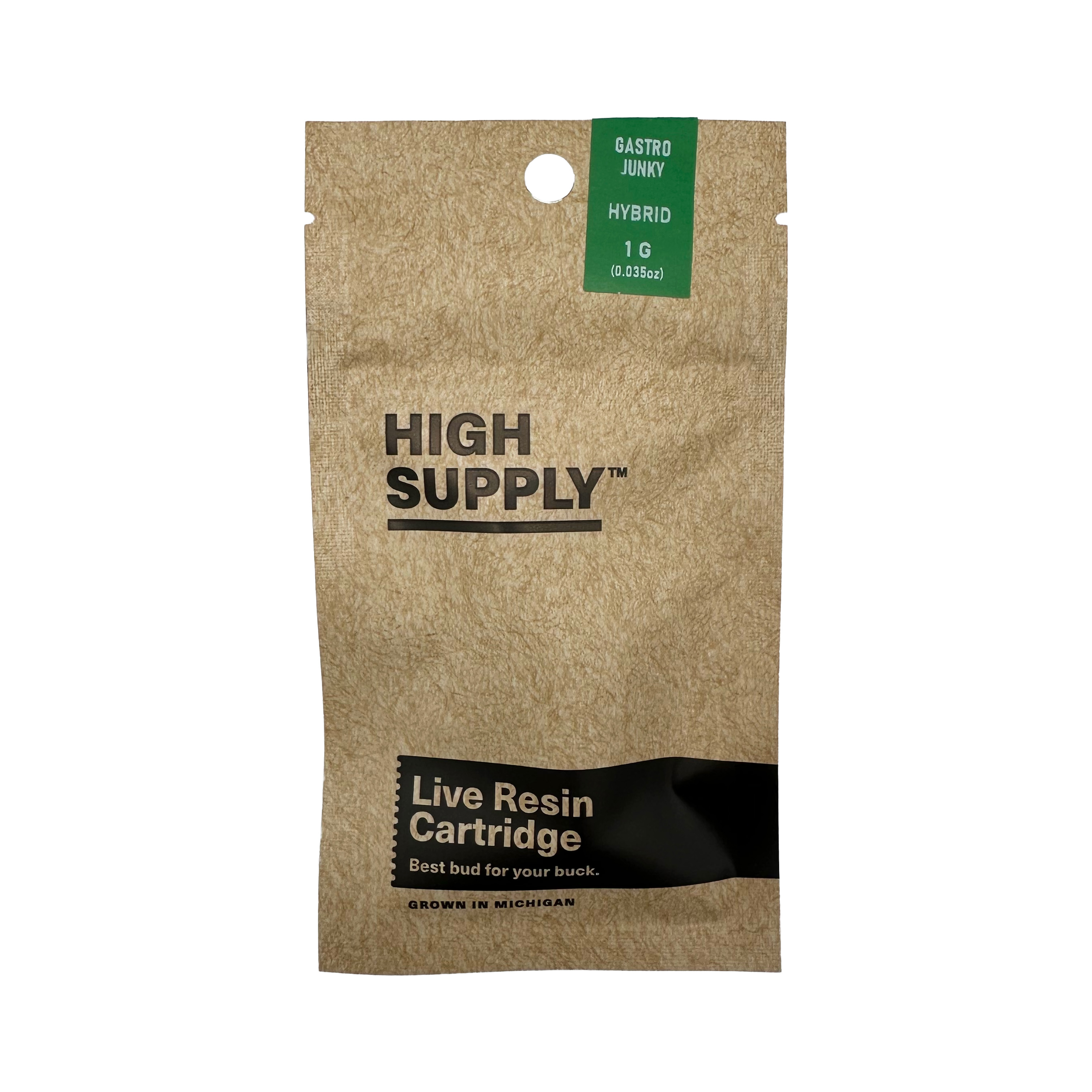 High Supply | 1g Live Resin Vape Cart | Gastro Junky