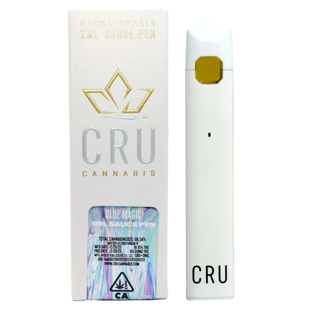 CRU | Blue Magic | 1ml Live Resin Disposable Vape
