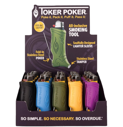 Toker Poker | Light Sleeve BIC Asst. Colors