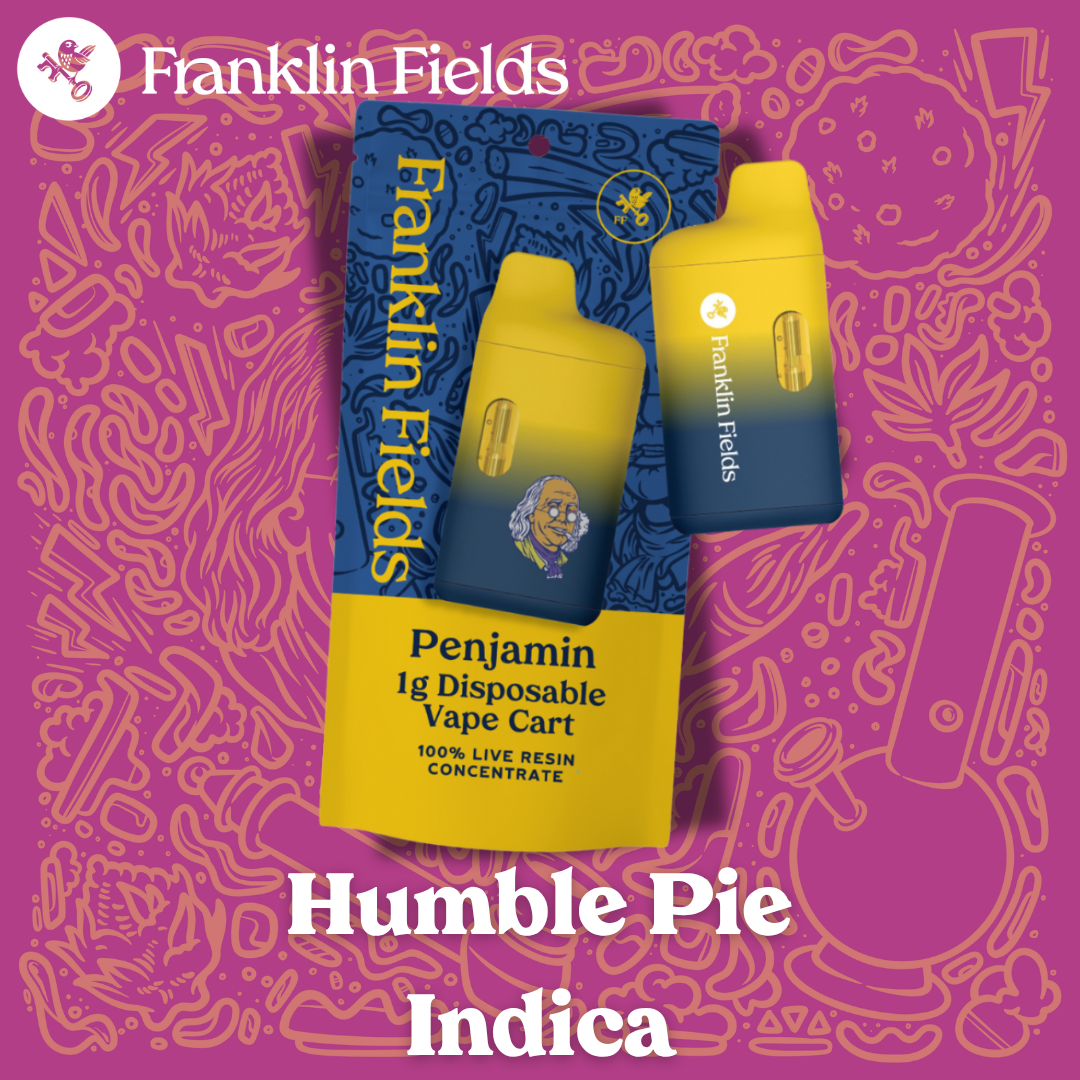 FRANKLIN FIELDS PENJAMIN | 1G LIVE RESIN DISPOSABLE | HUMBLE PIE