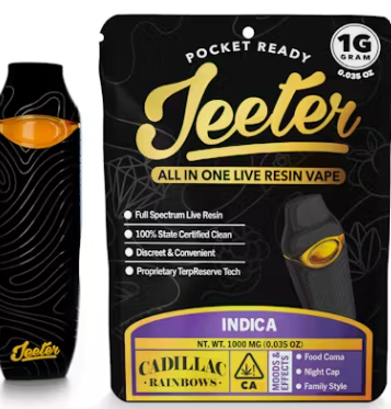 Jeeter - Cadillac Rainbows - 1g Live Resin Disposable
