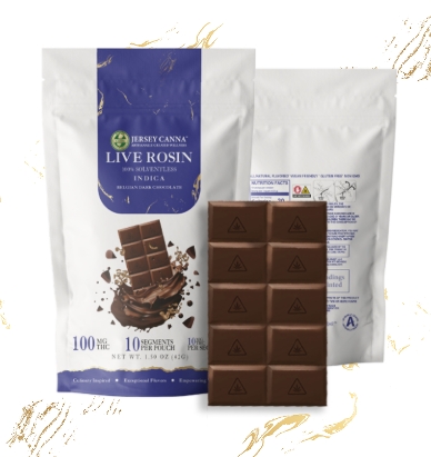 Rosin Dark Chocolate Cannabar | 10pk/100mg