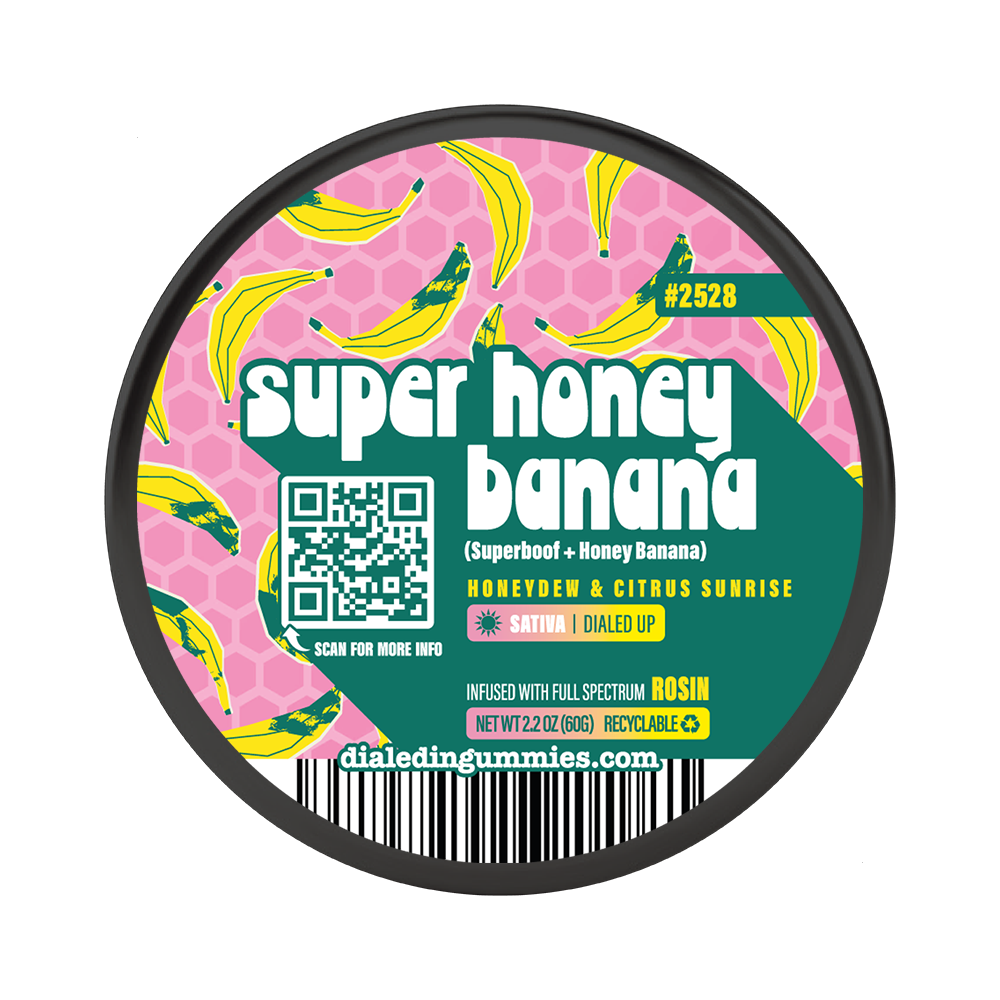 100mg - Super Honey Banana - Rosin Gummies (10pk)