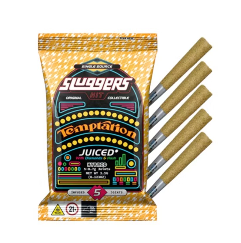 Sluggers Juiced Temptation Infused Pre Roll Pack