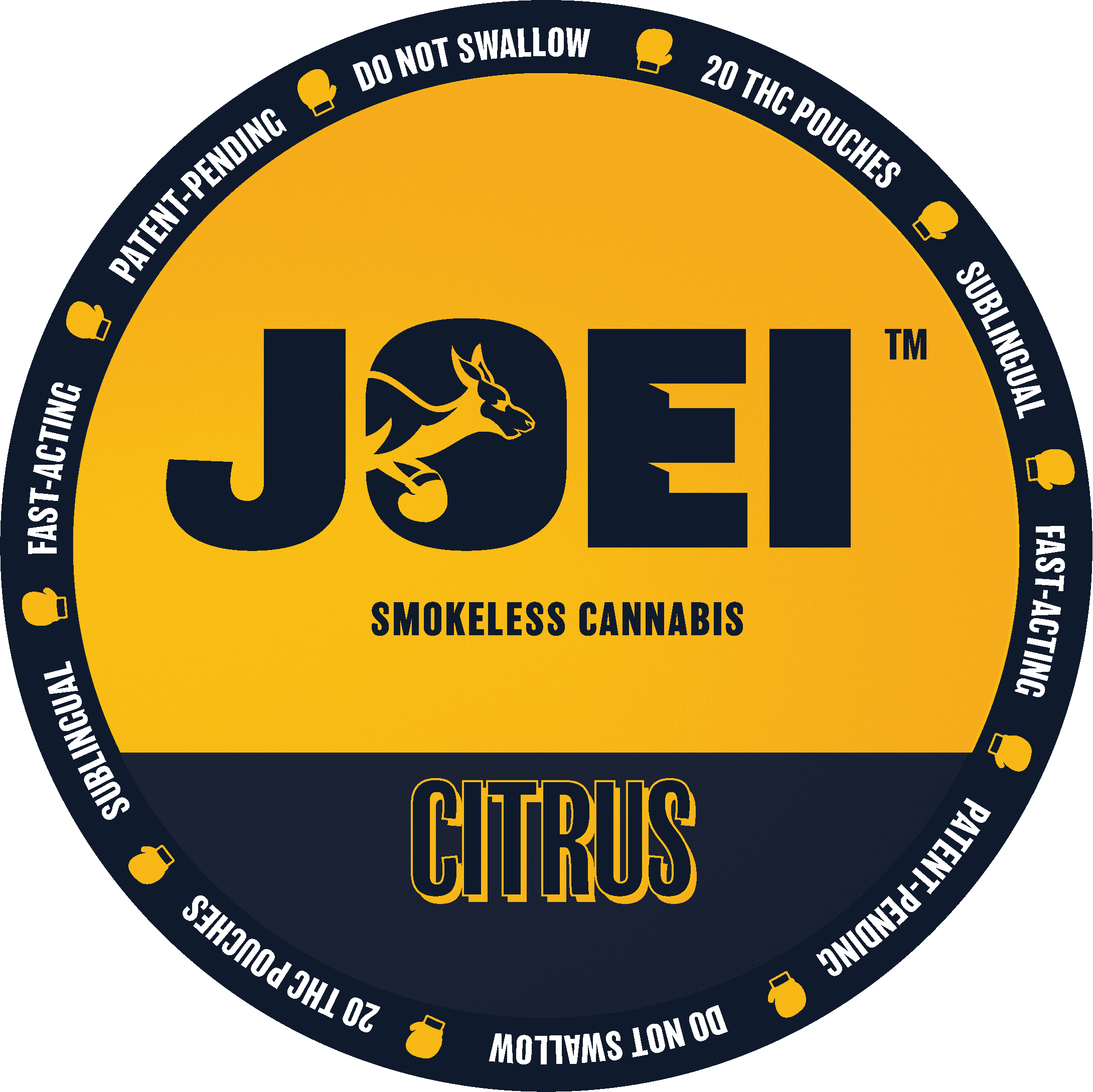 Citrus Smokeless Cannabis Pouches