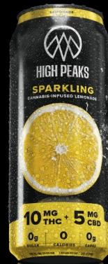 High Peaks | Beverage | Sparkling Lemonade | 10mg 12oz