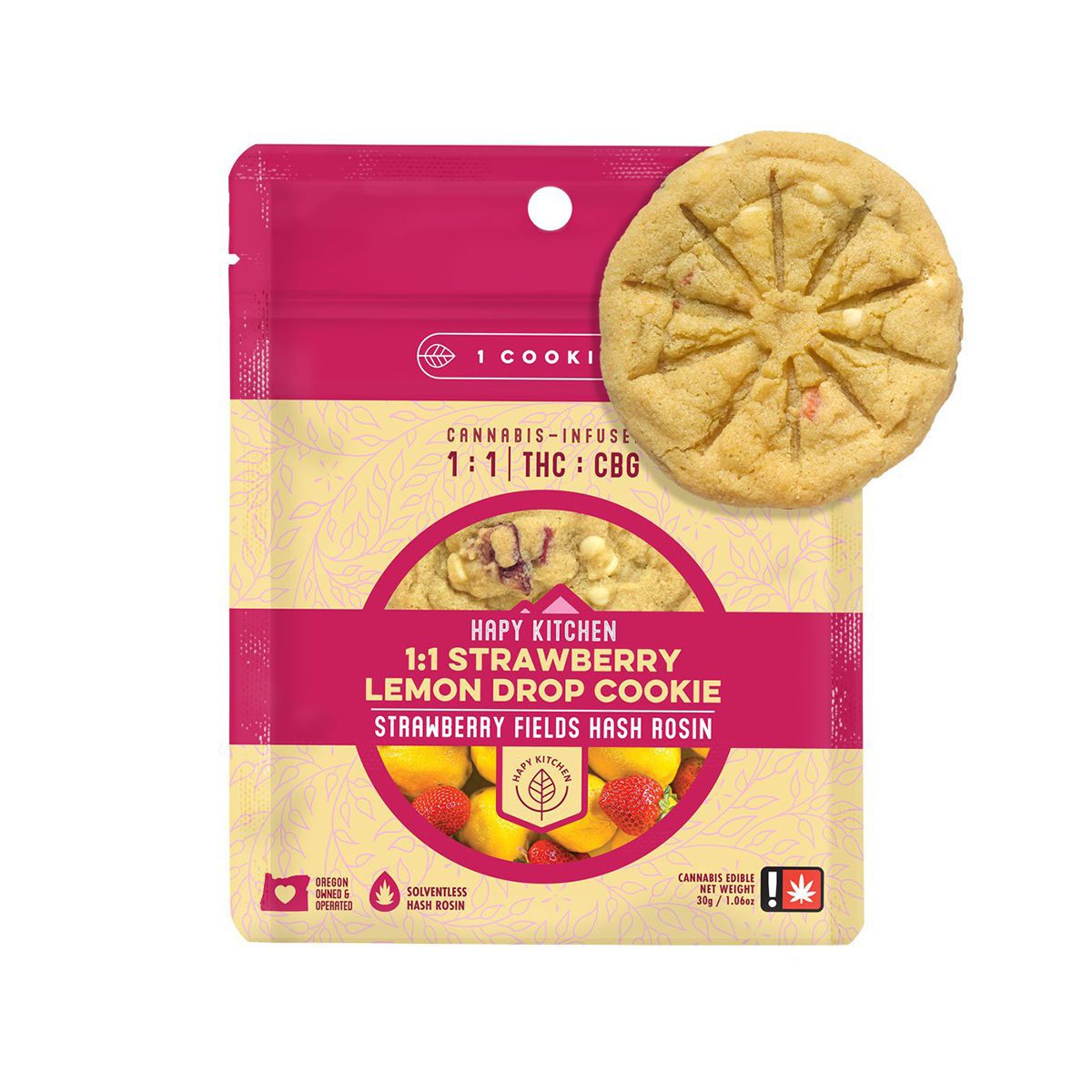 Hapy Kitchen: Strawberry Lemon Drop Cookie