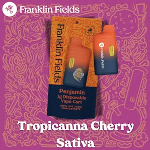 FRANKLIN FIELDS LIVE RESIN DISPOSABLE | TROPICANNA CHERRY
