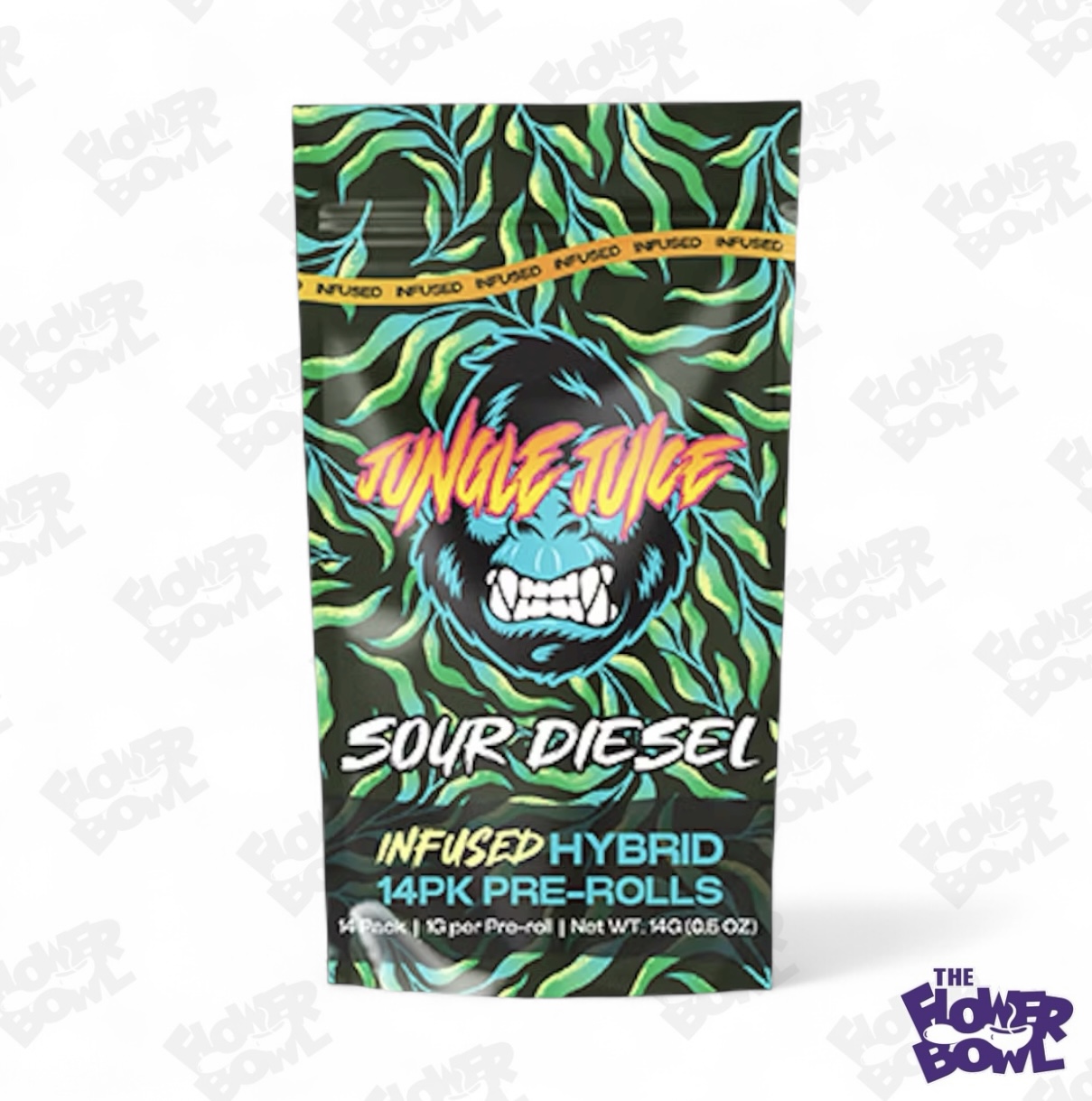 Jungle Juice: Sour Diesel Infused 14-Pack Prerolls