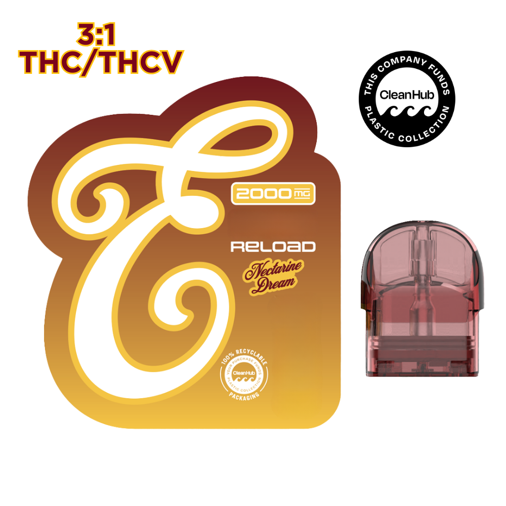 1000mg Reload Fusion Nectarine Dream | 3:1 THC:THCV