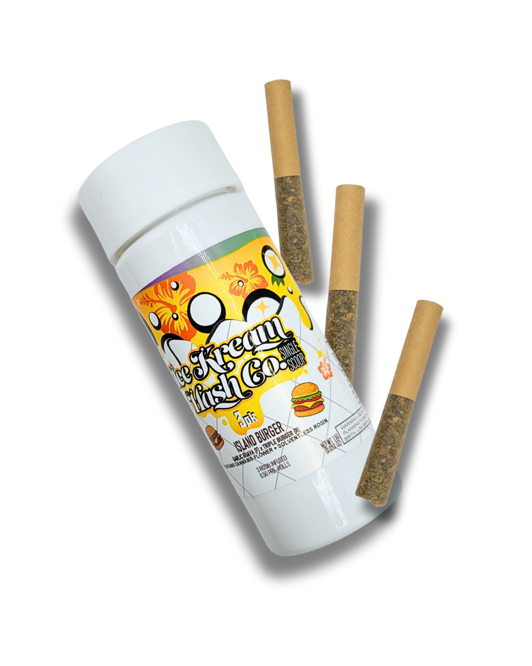 Ikhco Island Burger Rosin Infused