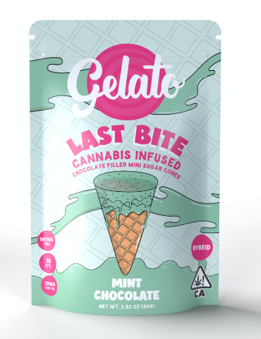 Edibles | Last Bite Cones | Mint Chocolate | 200mg | Gelato