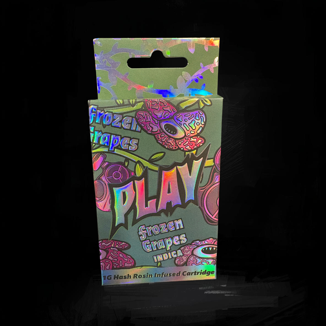 Frozen Grapes | PLAY | Hash Rosin/Distillate 510 Vape Cartridge