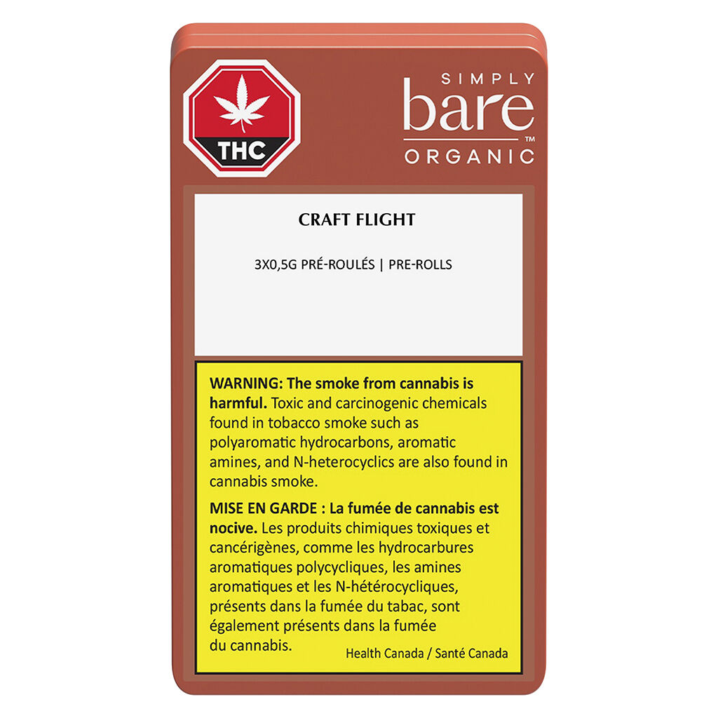 Simply Bare - Craft Flight Pre-Roll - 3x0.5g