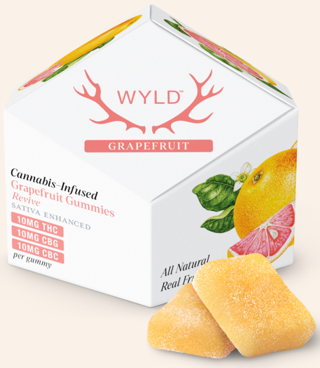 Wyld - Gummies - (S) - 1:1: Grapefruit  - 100mg