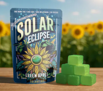 Sour Green Apple 1:1: THC:CBN Nano Chews 20pk 100mg