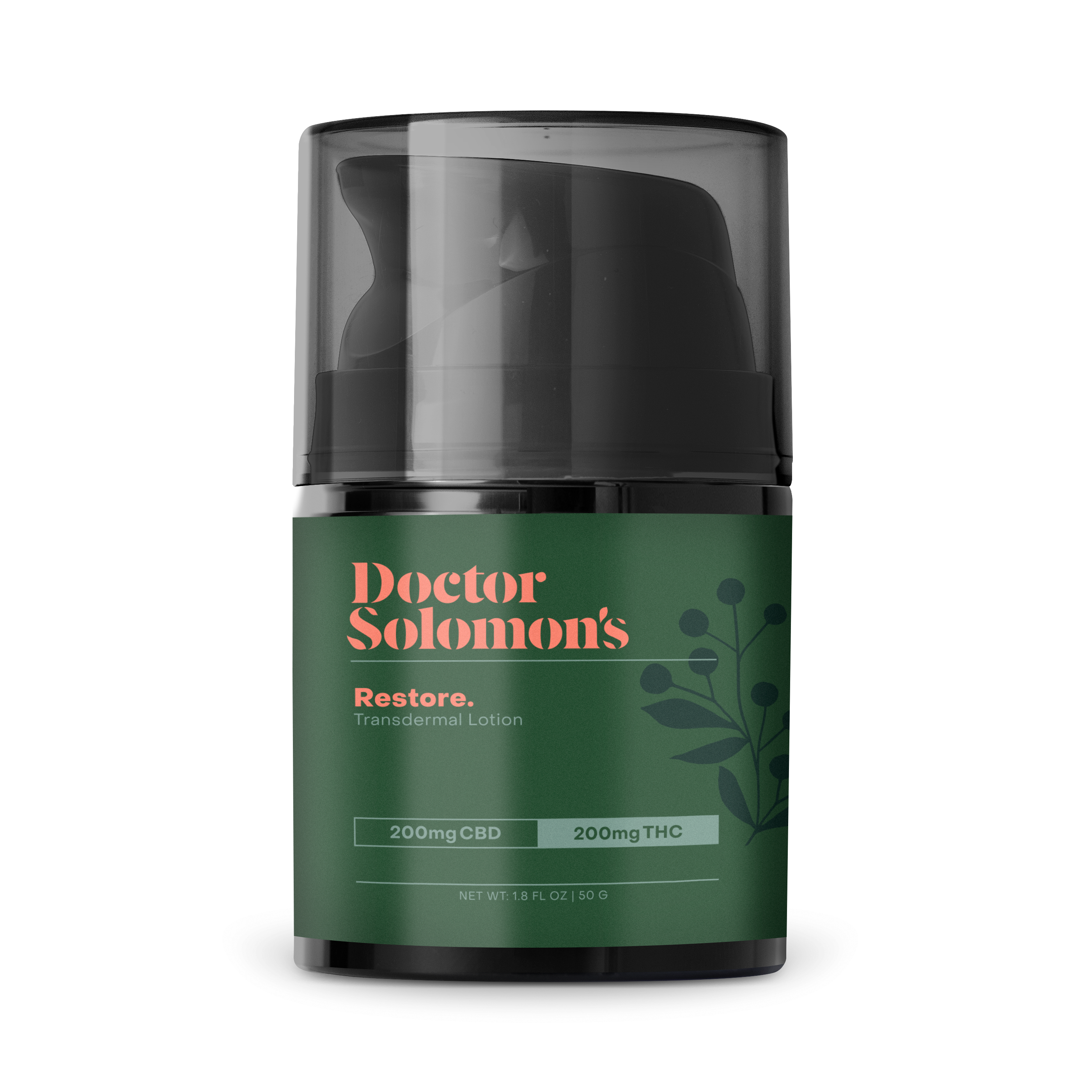 Dr. Solomons Lotion (400mg) Restore 1:1 (200mg CBD: 200mg THC)