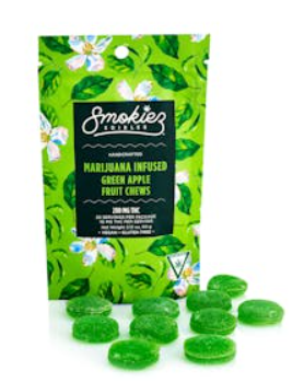 Sweet Green Apple | Infused Edibles | 200mg 1:1 THC:CBG | Hybrid