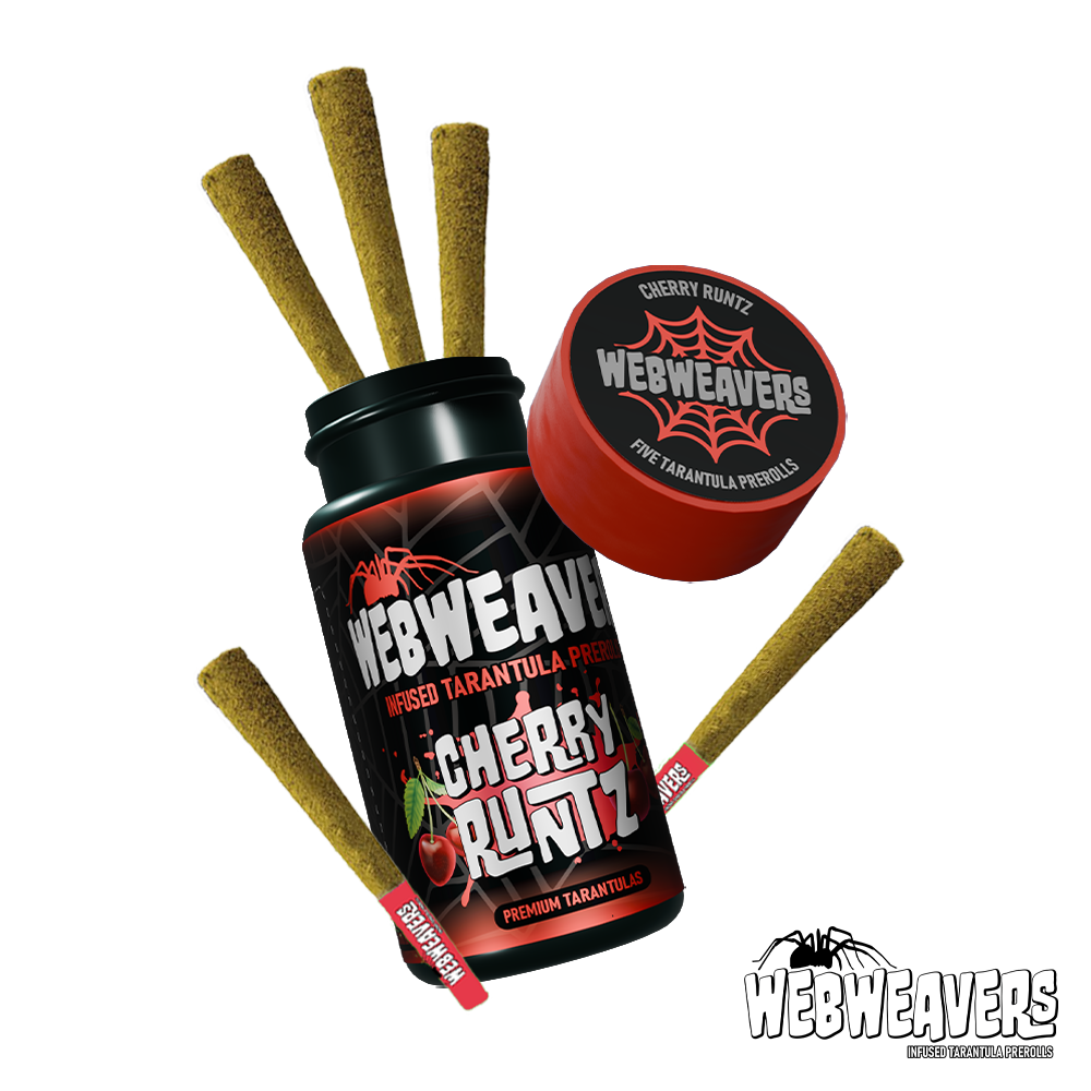 Webweaver Minis 5pk Infused Pre Rolls | Cherry Runtz