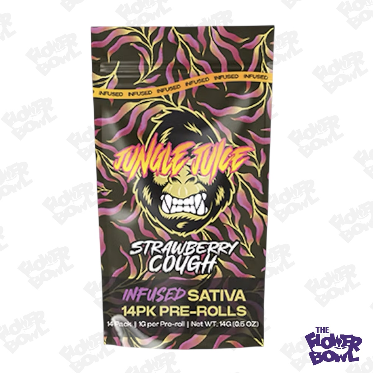 Jungle Juice: Strawberry Cough Infused 14-Pack Prerolls