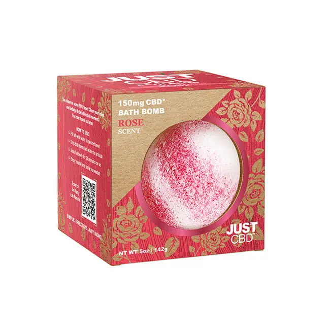 Just CBD Bath Bomb - Rose Scent product photo