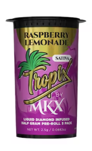 Raspberry Lemonade | Liquid Diamond Infused Pre-Rolls | 5PK
