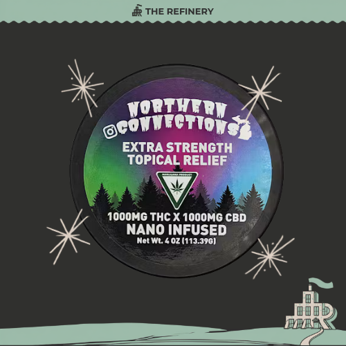 TOPICAL RELIEF | EXTRA STRENGTH | 1:1 (1000MG THC : 1000MG CBD)