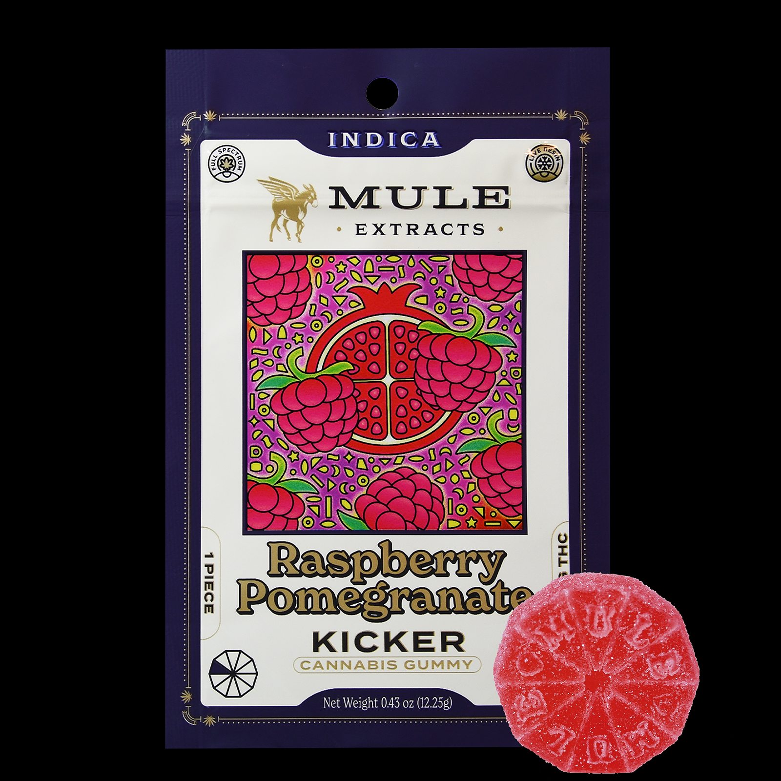 100mg Raspberry Pomegranate Kicker | Mule