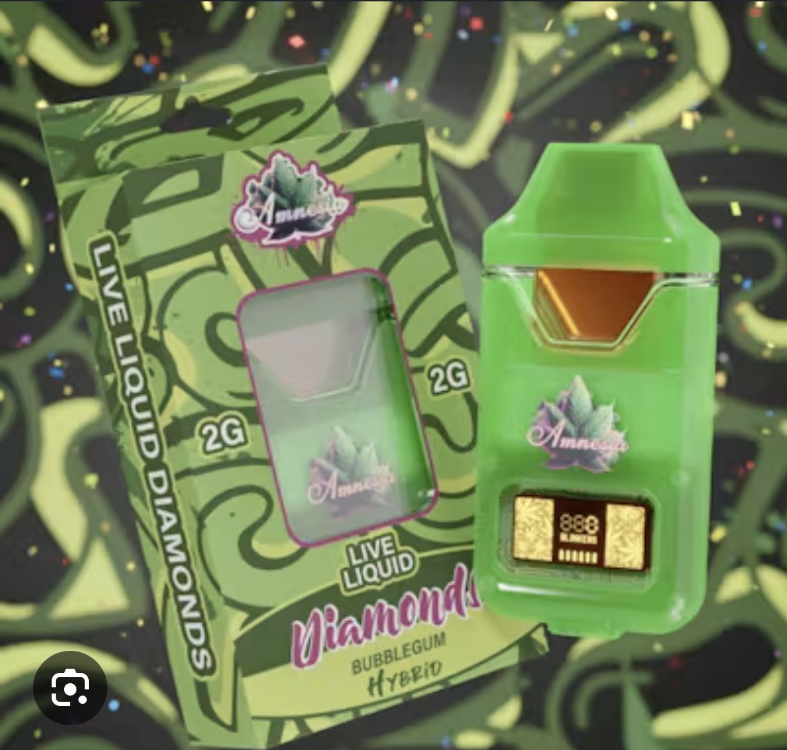 Amnesia Liquid Diamond Disposable Bubblegum