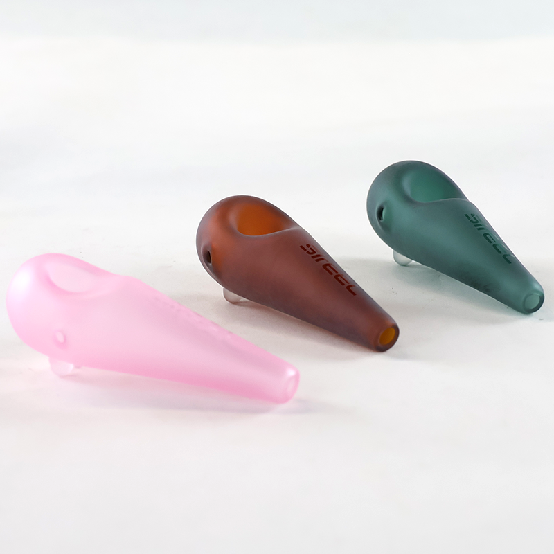 4" Frosted Logo Cone Pipe | SirEEL