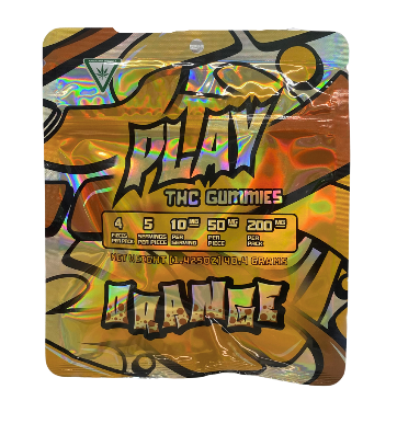 Gummies | Orange | 200mg 4pk | Play