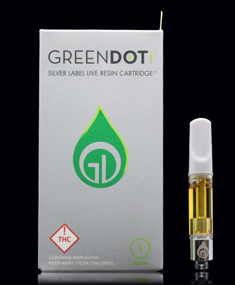 Green Dot | 1g Silver Label LR Cart | Juicee J (H)