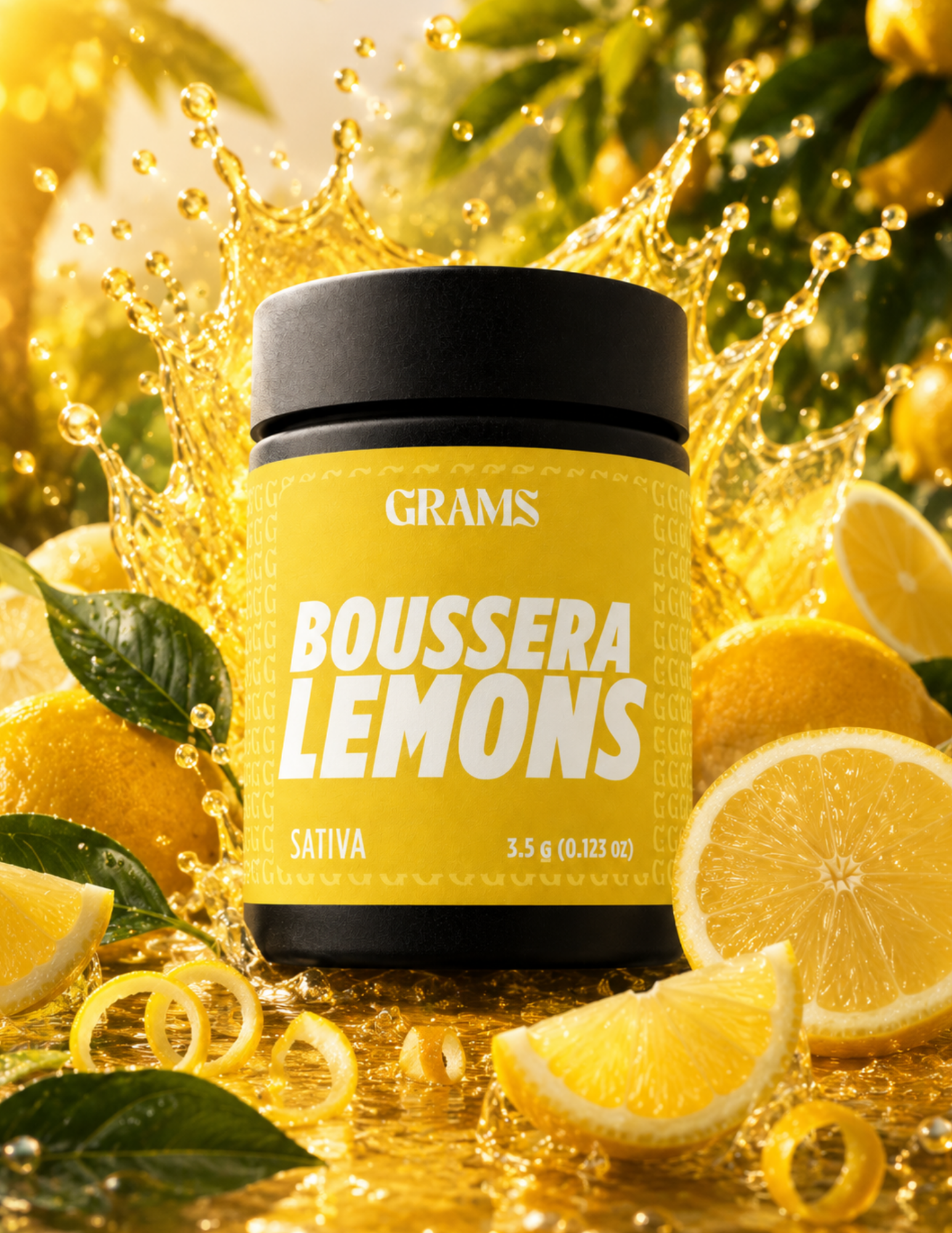 Grams | Boussera Lemons | Sativa | Flower | 3.5g