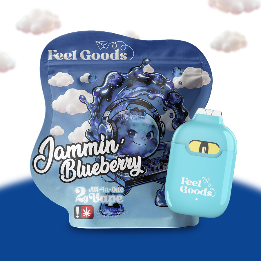 Jammin Blueberry Flavored - Disposable - Feel Goods