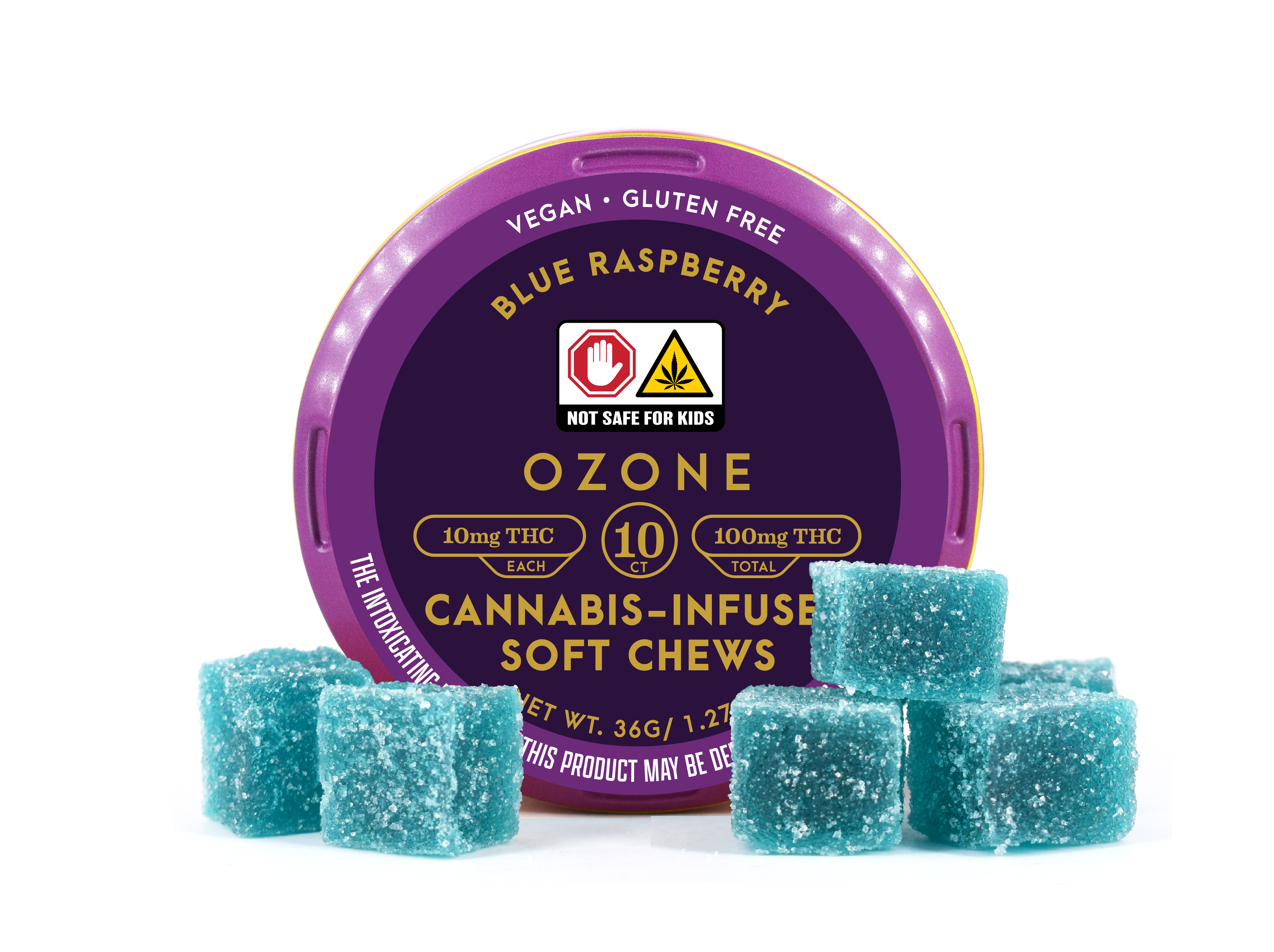 Ozone | Blue Raspberry | 10pk (Indica)