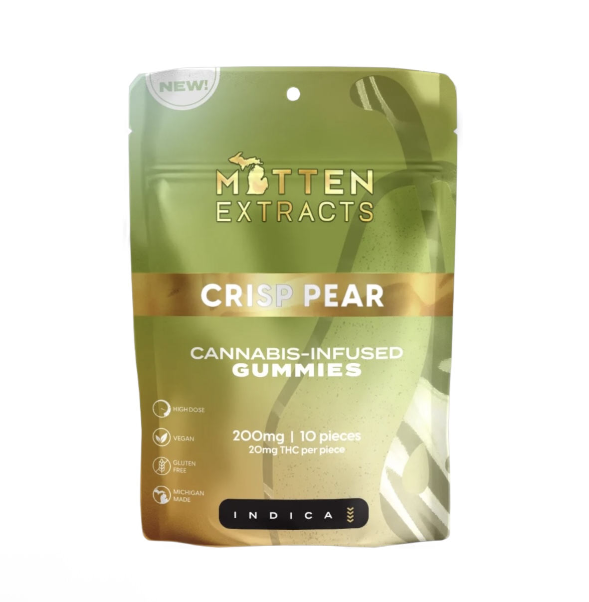 Mitten Extracts | Crisp Pear | 200mg Gummies